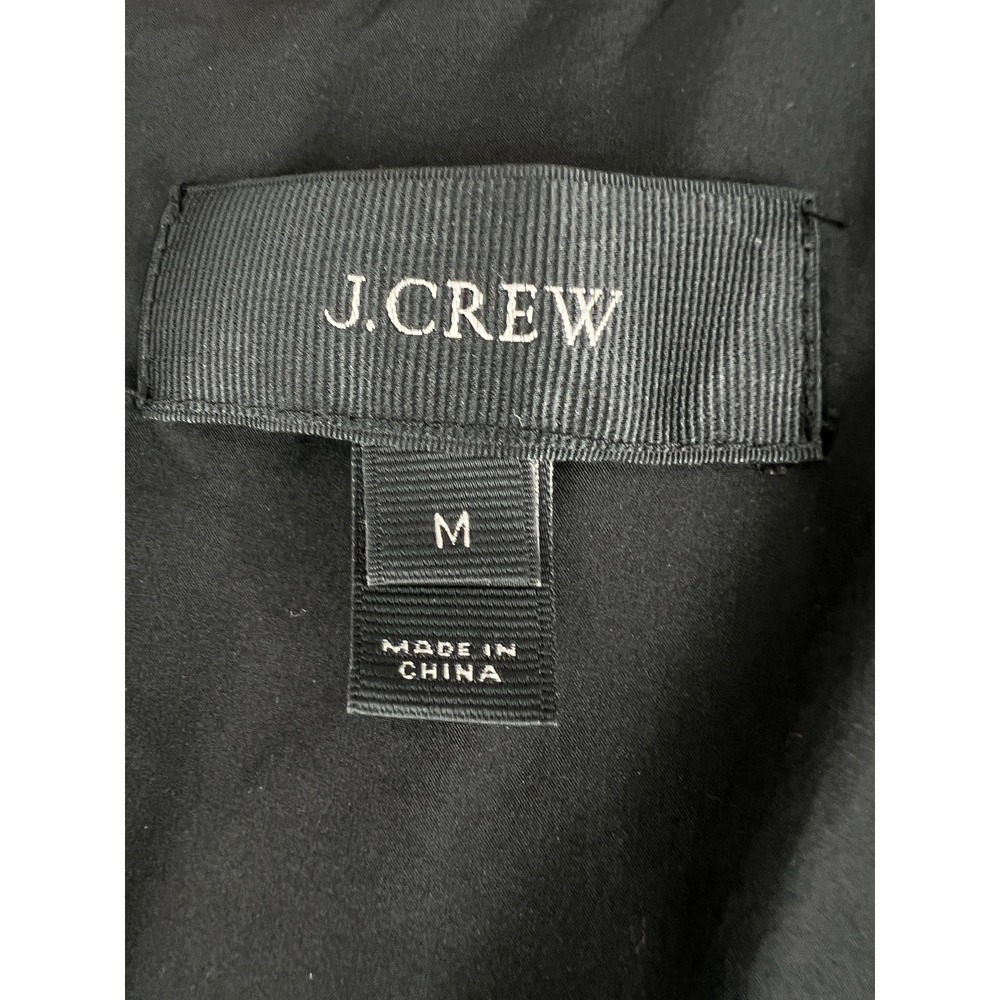 J.Crew Womens Excursion Quilted Down Minimalist Puffer Vest Black Preppy Size M - Picture 2 of 12